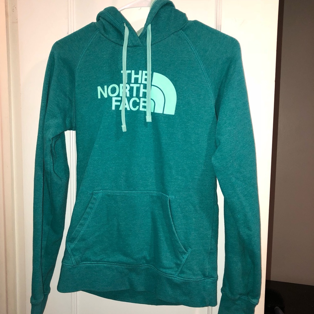 Teal NORTHFACE hoodie